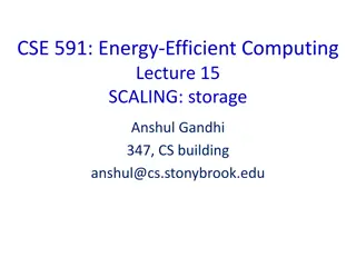 Energy-Efficient Computing: Scaling Storage Systems
