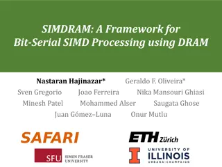 SIMDRAM: A Framework for Bit-Serial SIMD Processing using DRAM