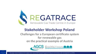 Challenges in Implementing European Renewable Gas Certification