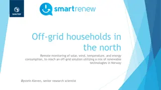 Remote Monitoring for Off-Grid Solutions with Renewable Technologies in Norway