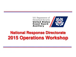 2015 Operations Workshop Response Directorate