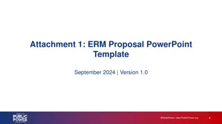 Enterprise Risk Management Overview for Public Power Utilities