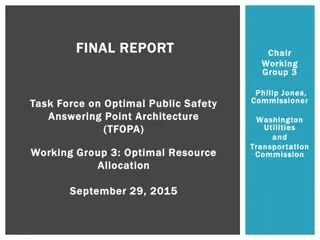 Optimal Resource Allocation in Public Safety Task Force Report