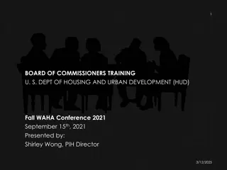 HUD & PIH Mission Overview