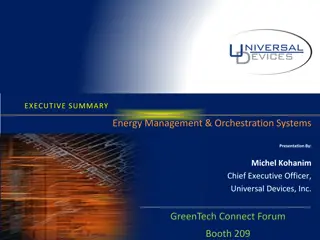 Energy Management & Orchestration Systems Overview