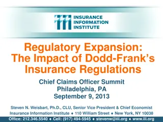 Impact of Dodd-Frank Insurance Regulations