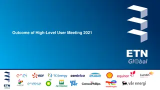Key Messages from High-Level User Meeting 2021: Transition Towards Carbon-Neutral Society