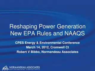 Reshaping Power Generation: New EPA Rules and NAAQS Impact