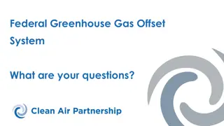 Federal Greenhouse Gas Offset System Overview