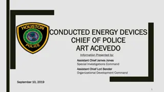 Functionality and History of Conducted Energy Devices