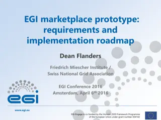 EGI Marketplace Prototype: Requirements and Roadmap