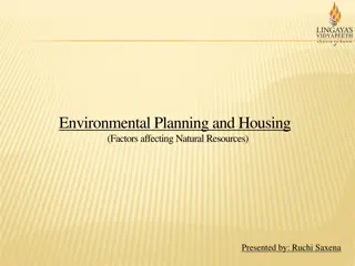 Factors Affecting Water Resources and Pollution Control