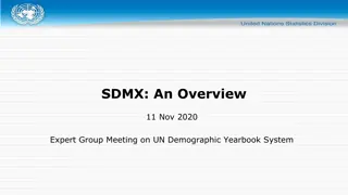 SDMX: Statistical Data and Metadata eXchange Overview