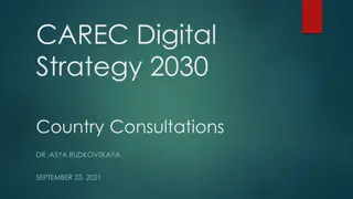 CAREC Digital Strategy 2030 Vision and Mission