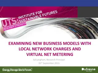 Examining New Business Models with Local Network Charges