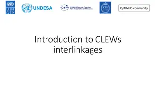 Interaction of Resource Systems in CLEWs