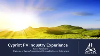 Cyprus Association of Renewable Energy Enterprises Overview