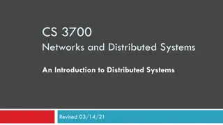 Introduction to Distributed Systems