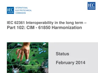 Harmonization of CIM and 61850 Standards