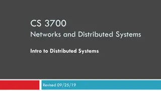 Distributed Systems Overview: Components, Communication, Challenges