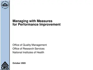 Managing Performance Improvement: Office Strategies for Success