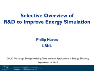 Enhancing Energy Simulation for Improved Reliability