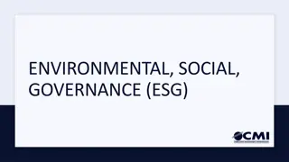 ESG for Sustainable Business Practices