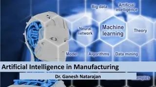 AI in Manufacturing by Dr. Ganesh Natarajan