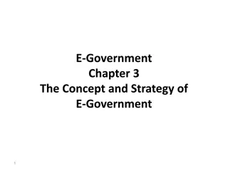 Concept and Strategy of E-Government: Evolution and Impact