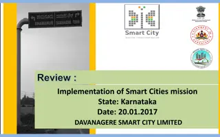 Implementation of Smart Cities Mission in Karnataka: Review and Progress Update