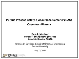 Purdue Process Safety & Assurance Center Overview
