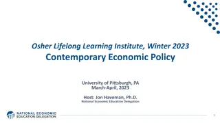 Contemporary Economic Policy - Winter 2023 Course at University of Pittsburgh