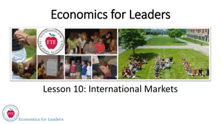 International Markets and Trade Dynamics