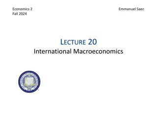 International Macroeconomics Overview