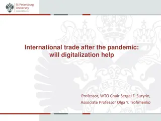 Digitalization in International Trade Post-Pandemic