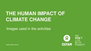 The Human Impact of Climate Change - Images Used in Activities