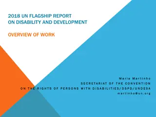 2018 UN Flagship Report on Disability and Development Overview