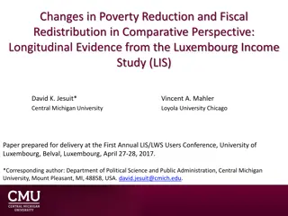 Changes in Poverty Reduction and Fiscal Redistribution: Longitudinal Evidence from Luxembourg Study