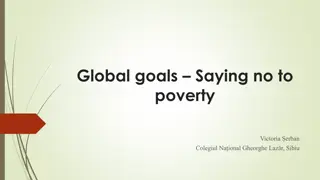Saying No to Poverty - Global Goals Initiative