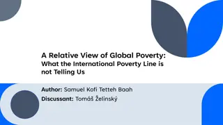 Global Poverty Perspectives: Rethinking International Poverty Measures