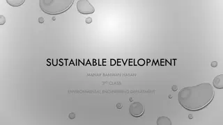 Sustainable Development and Environmental Engineering