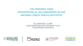Pandemic Fund Overview at G20 Conference