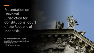 Universal Jurisdiction in International Law: A Comprehensive Examination