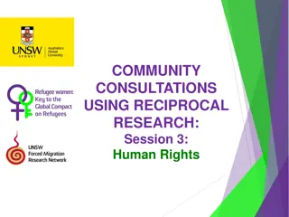 Human Rights Framework: What They Mean to Us