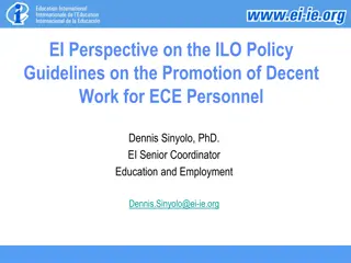 EI's Perspective on ILO Policy Guidelines for Decent Work in ECE Personnel