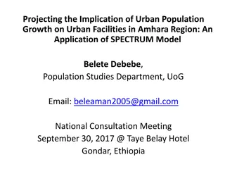 Implication of Urban Population Growth on Urban Facilities in Amhara Region