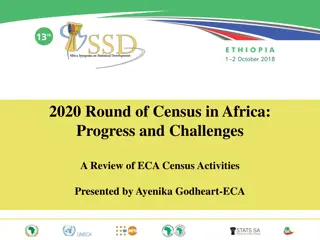 2020 Round of Census in Africa: Progress and Challenges