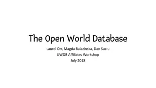Building Open World Database System