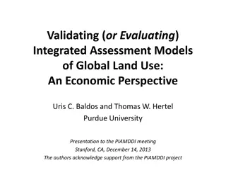 Validating Integrated Assessment Models of Global Land Use