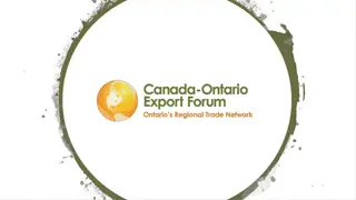 Assistance for Ontario Businesses to Enhance Global Competitiveness